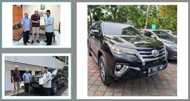 Perkuat Fasilitas Kampus, UM Manado Terima Hibah Mobil Fortuner dari UMM dan Bus Sekolah dari Kemenhub