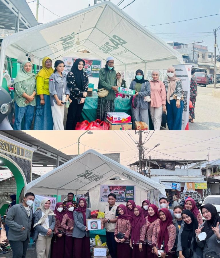 HimaPro D3 Farmasi dan S-1 Keperawatan UMMA Galang Dana untuk Korban Kebakaran Sindulang